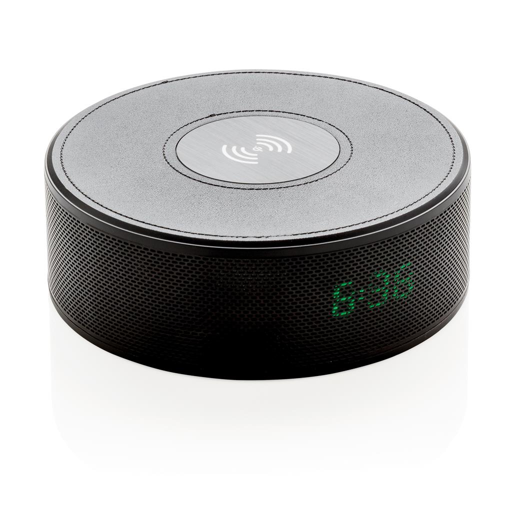 Wireless 5W charging alarm clock speaker - Playcraft Malta