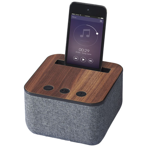 Shae Fabric and Wood Bluetooth® Speaker - Playcraft Malta